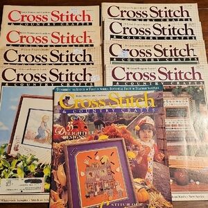 Cross Stitch & Country Crafts Magazine Collection